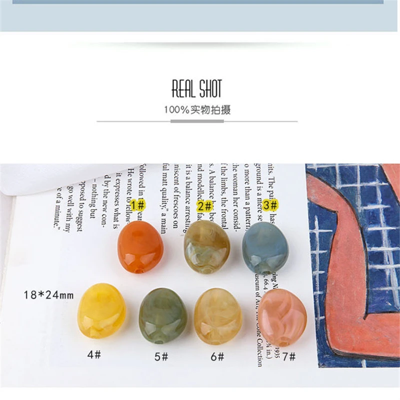 10pcs Perforated Beads Ladies Earrings Vintage Jewelry Materials Diy Accessories Retro Blooming Glitter Irregular Geometric | Украшения и