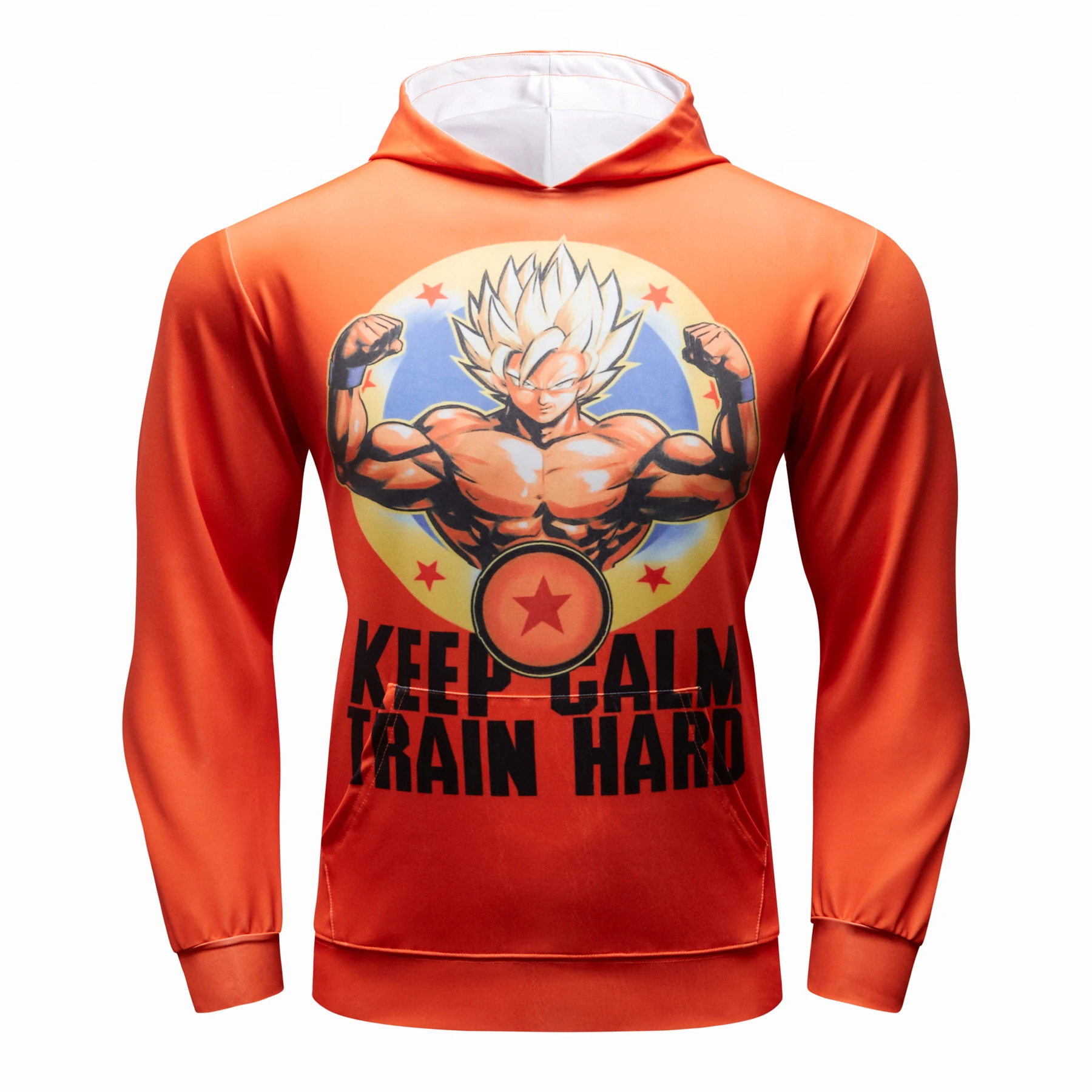 Мужской пуловер с 3D-принтом капюшоном | Мужская одежда