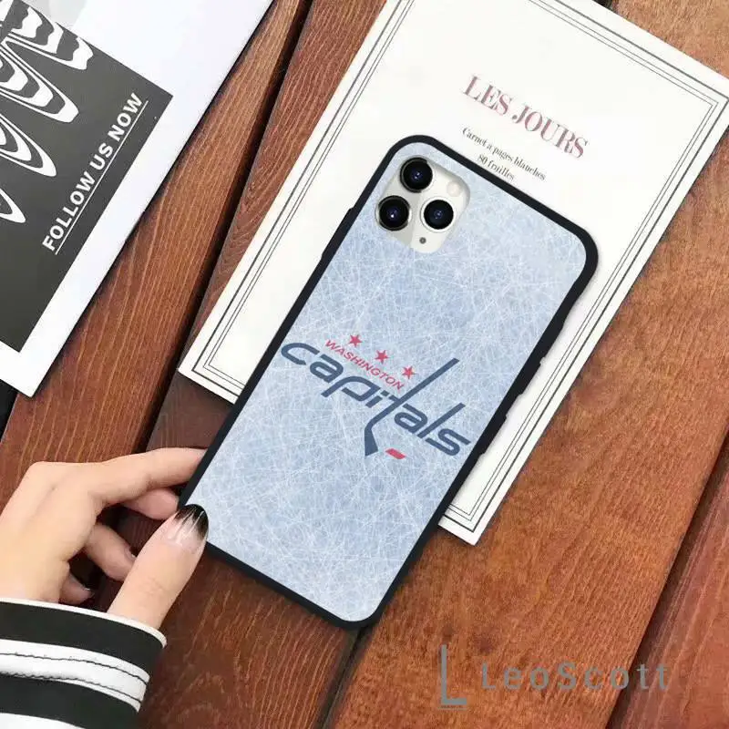 

Washington hockey team badge Phone Case for iPhone 11 12 pro XS MAX 8 7 6 6S Plus X 5S SE 2020 XR Soft silicone