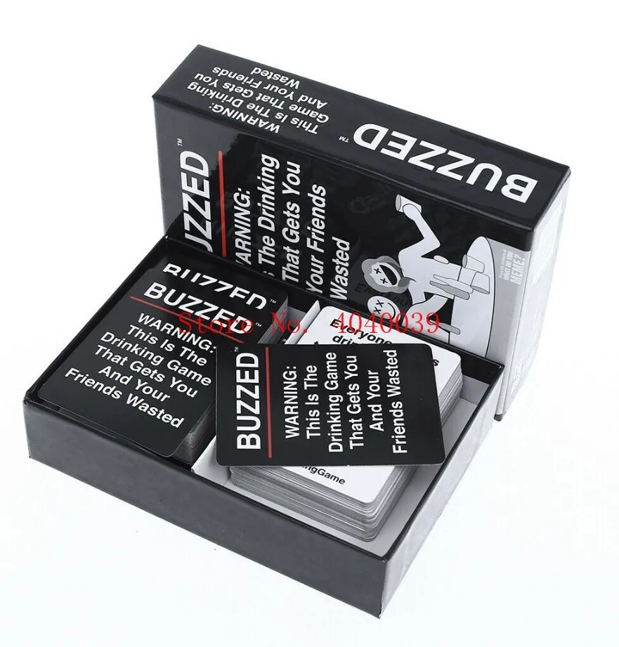 Жужжжание пьянство карты английская версия настольная игра игрушка для взрослых