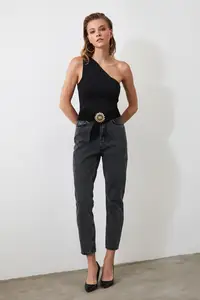 Джинсы с высоким берцем для мамы TWOAW21JE0087