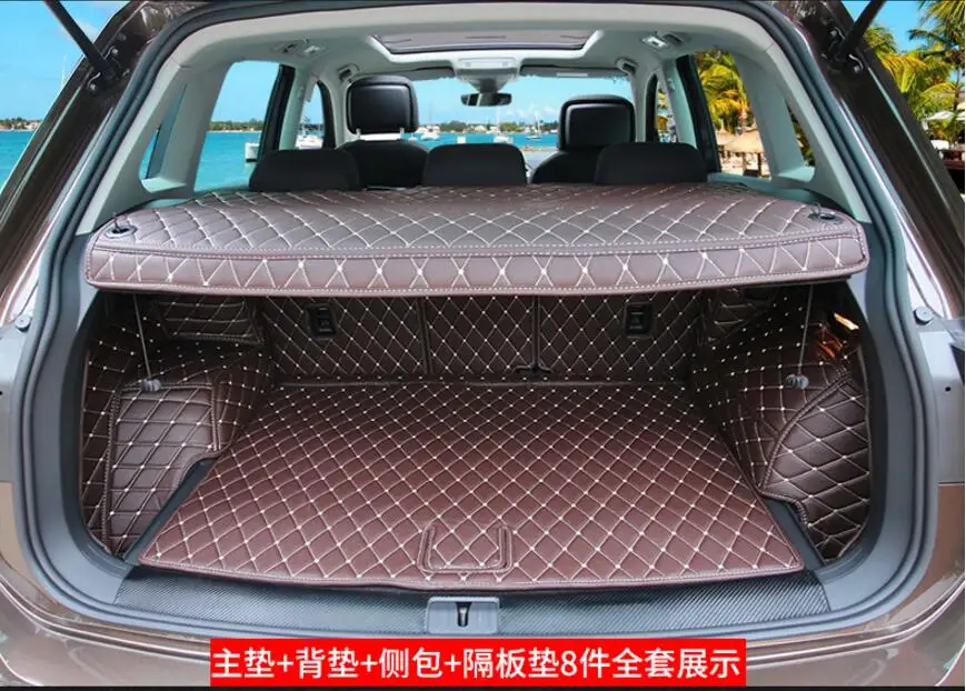 Полная задняя подкладка для багажника грузов коврики VW Volkswagen TIGUAN 2016 2017 2018| |