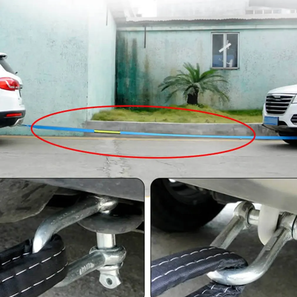 

Буксировочный трос, нейлоновый ремень для автомобильной лебедки, 5 м 8 т