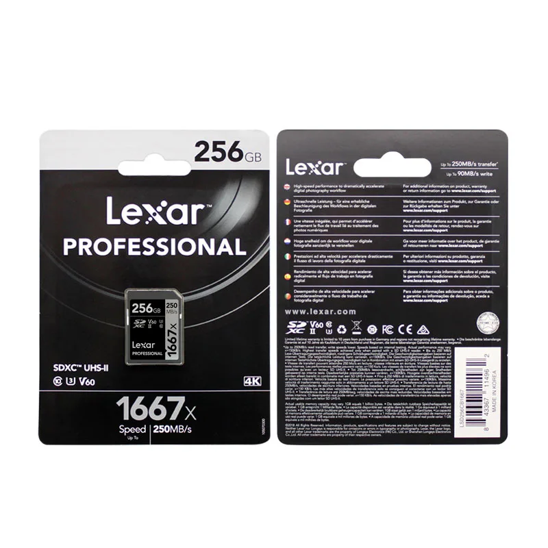 Lexar 128 ГБ, sd-карта 1000x, UHS-II, U3, SDHC, SDXC, 32 ГБ, карта памяти, 16 ГБ, 64 ГБ, карта SD, 150 МБ/с./с, класс 10, картао-де-Мемория