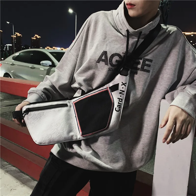 Тактические мужские нагрудные сумки дизайнерские крутые через плечо для мужчин