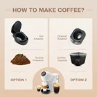Многоразовый адаптер ICafilas, преобразователь фильтра для кофе Dolce Gusto, капсула Nescafe, передача Nespresso на Dolce Gusto