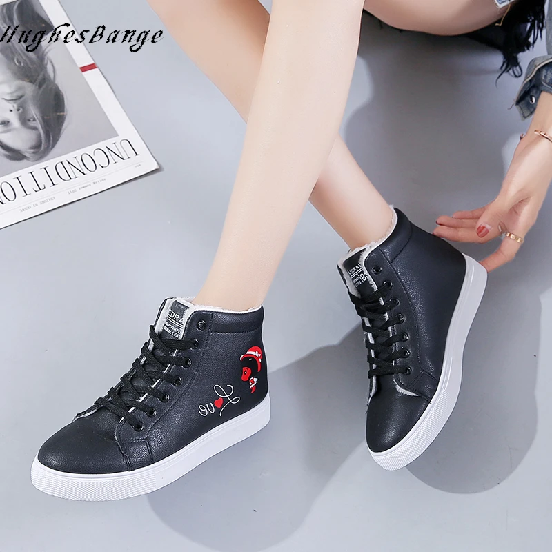 Женская обувь удобная бархатная водонепроницаемая из хлопка с рисунком