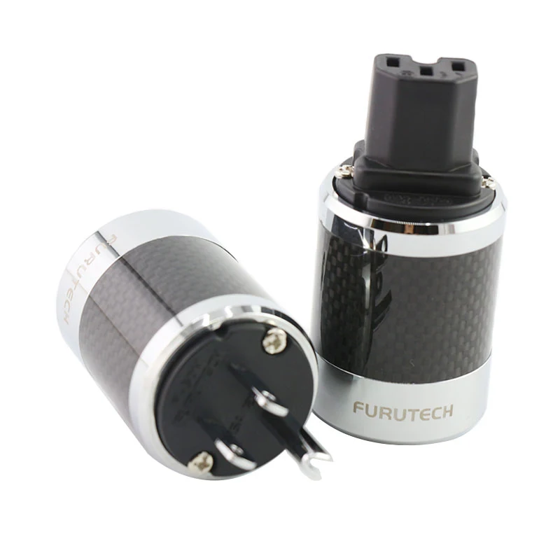 HiFi Schuko Plug Furutech FI-E50 NCF (R) FI-50 Power Connector Adapter Rhodium high end box 15A 125V | Электроника