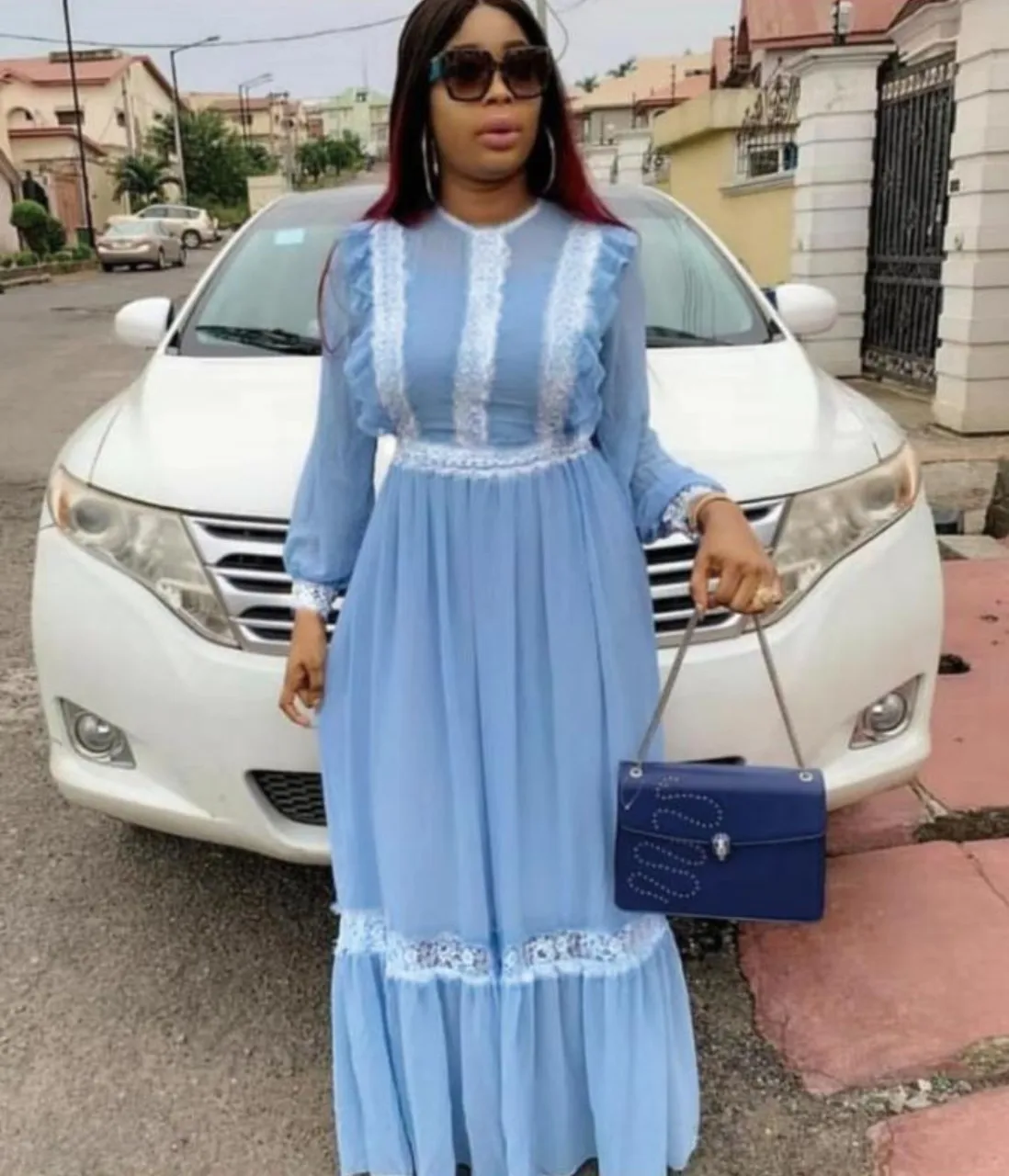 Новинка африканские кружевные платья для женщин африканская Женская одежда