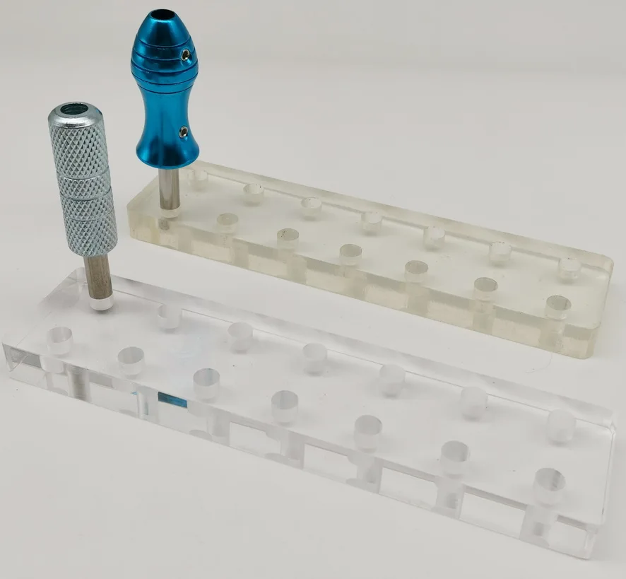 1 шт акриловые держатели для тату-машинок трубки держатель стенд 14 отверстий Storeage