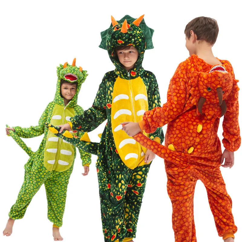 Kigurumi/Детская Пижама с единорогом для девочек; Пижама с капюшоном для мальчиков; Рождественская Пижама с единорогом; одеяло для сна; комбинезон с животными
