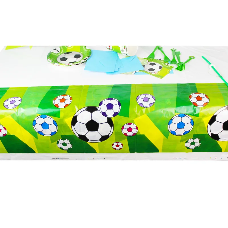 Мультфильм Футбол вечерние одноразовые столовые приборы футбол тема пластины