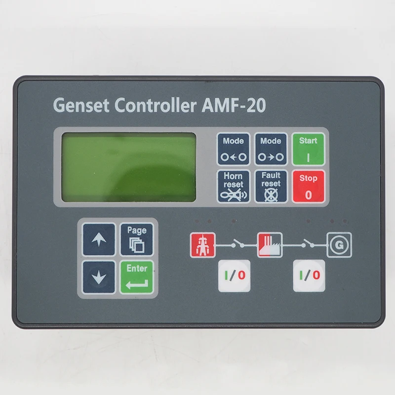 

AMF20 Diesel generator set controller AMF-20 Electrical test, ATS AMF8