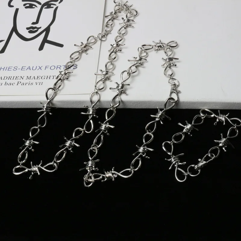 KingDeng Длинные Ожерелья Подвеска Хип-Хоп Ювелирные Изделия Панк Колье Цепи