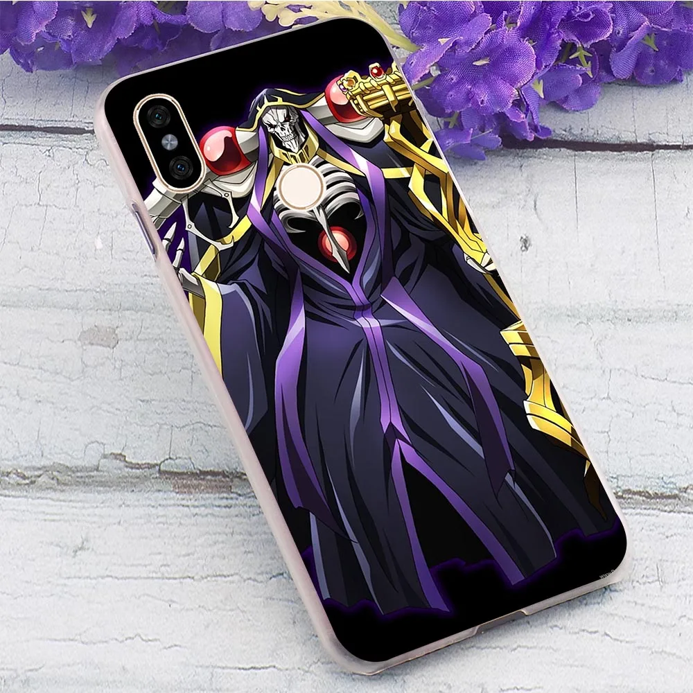 Overlord III чехол для телефона аниме Red mi 7 Чехол Note7 7Pro 4A 5A 6A 7A 4X 6 Mi A1 A2 Lite Note 4 5 Pro Жесткий
