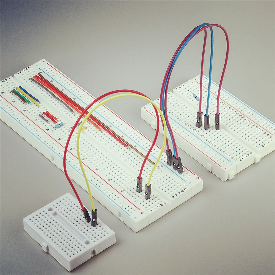 Макетная плата без пайки 830/400/170 макетная Мини Модульная для Arduino Набор творчества