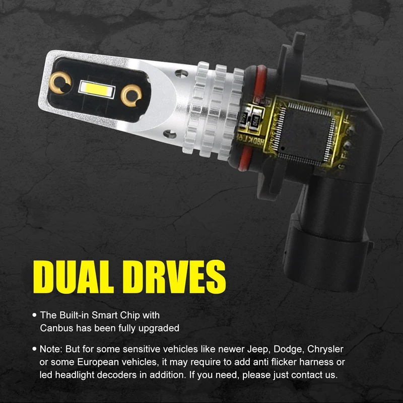 

Auto Parts Auto LED Anti-Fog Lamp Auto Fog Lamp 50W Voltage DC12-24V 6500K 2PCS