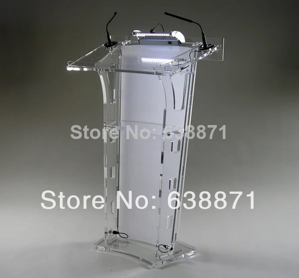 Бесплатная доставка Супер горячая высокое качество акриловый Подиум Кафедра