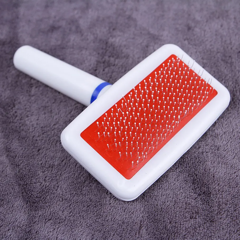 Щетка для собак расческа кошек скребок щенков слайдер блестящая щетка быстрой