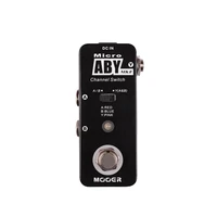 mooer aby mkii guitar effect pedal channel switch guitar pedal true bypass full metal shell guitar accessories