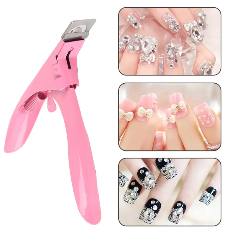 Art Edge Cutter Gel UV Acrylic Fake Rose Nail Clipper Trimmer Tip Pedicure Artificial Manicure Tool Scissor |