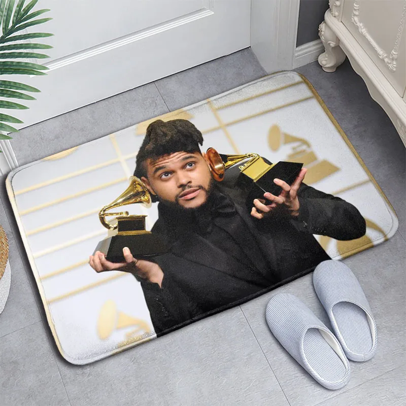 

New Arrival Doormat The Weeknd Home Mat Machine Made Anti Slip Carpet Living Room/Hallway Bath Mat For Kids Gift