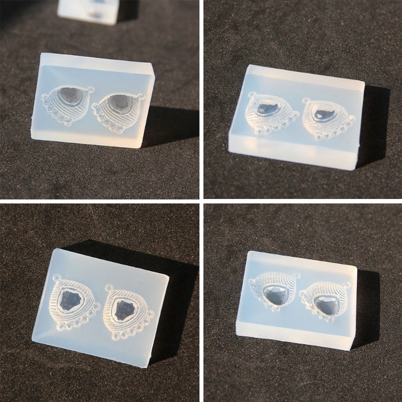 

LXAE Earring Molds Decorating Tool Xmas Dangle Earring Silicone Mold for DIY Craft