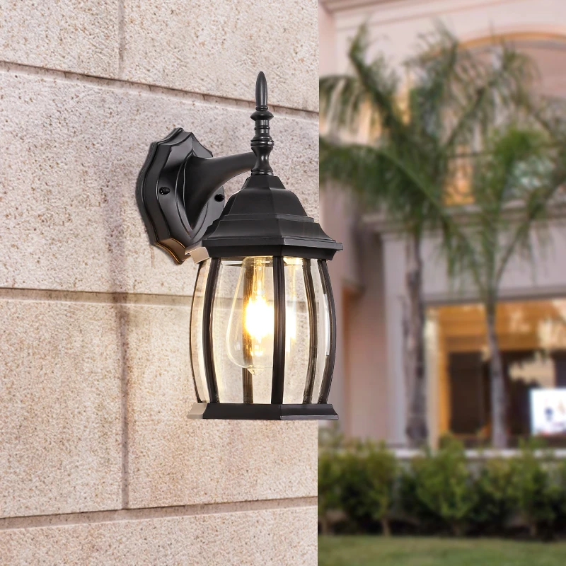 Винтажный Уличный настенный фонарь водонепроницаемое настенное бра со