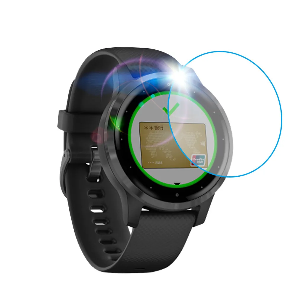 Ouhaobin Screen Protection Film For Garmin Active S Watch TPU Hydrogel Soft Transparent wristband Accessories | Электроника