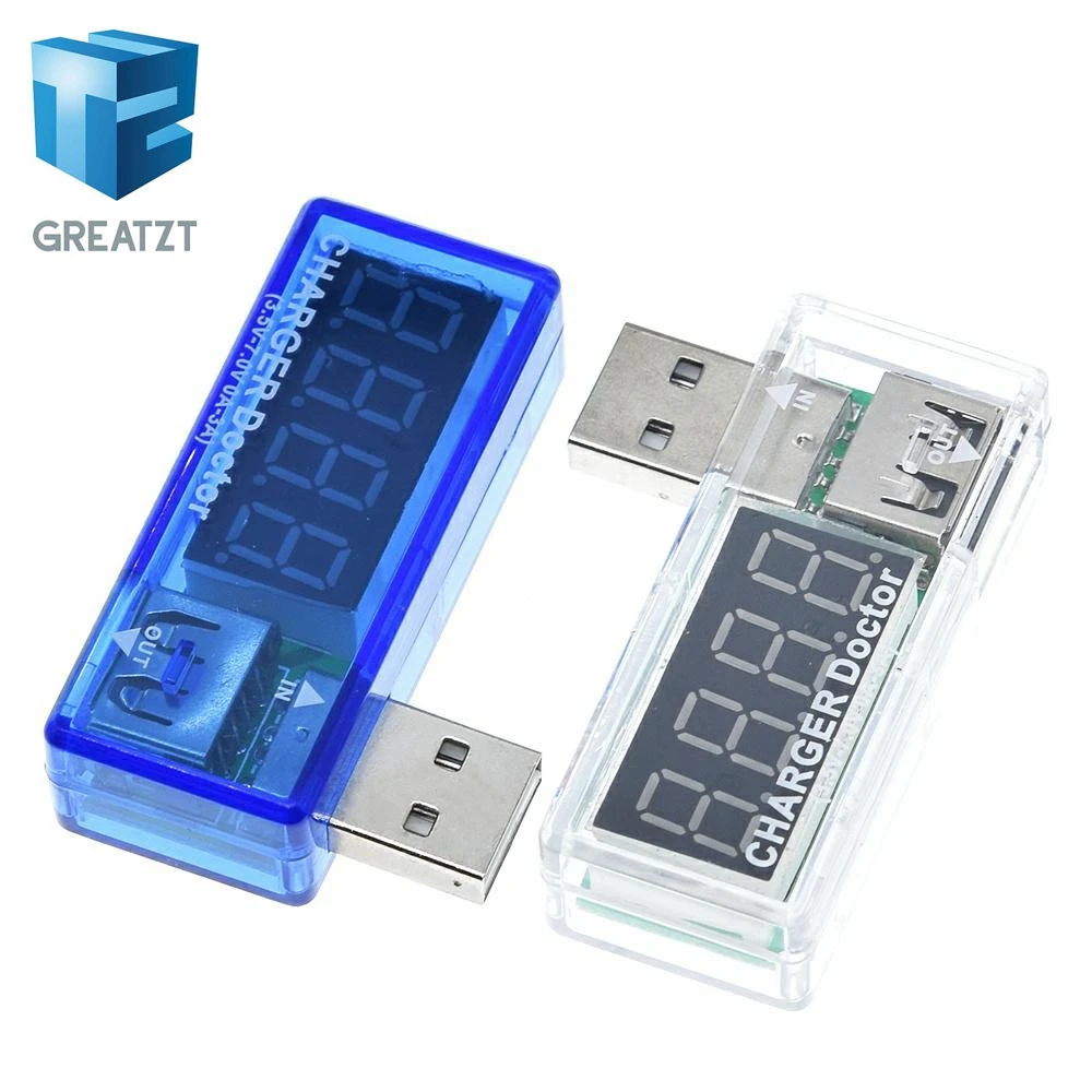 Цифровой USB Mobile Power зарядки ток напряжение Метр Тестер Мини usb зарядное устройство