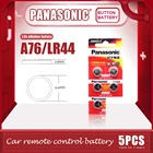 5 шт.лот PANASONIC оригинальные LR44 A76 1,5 V щелочные батареи AG13 SR1154 357 Кнопочная батарея 0% Hg для калькулятора