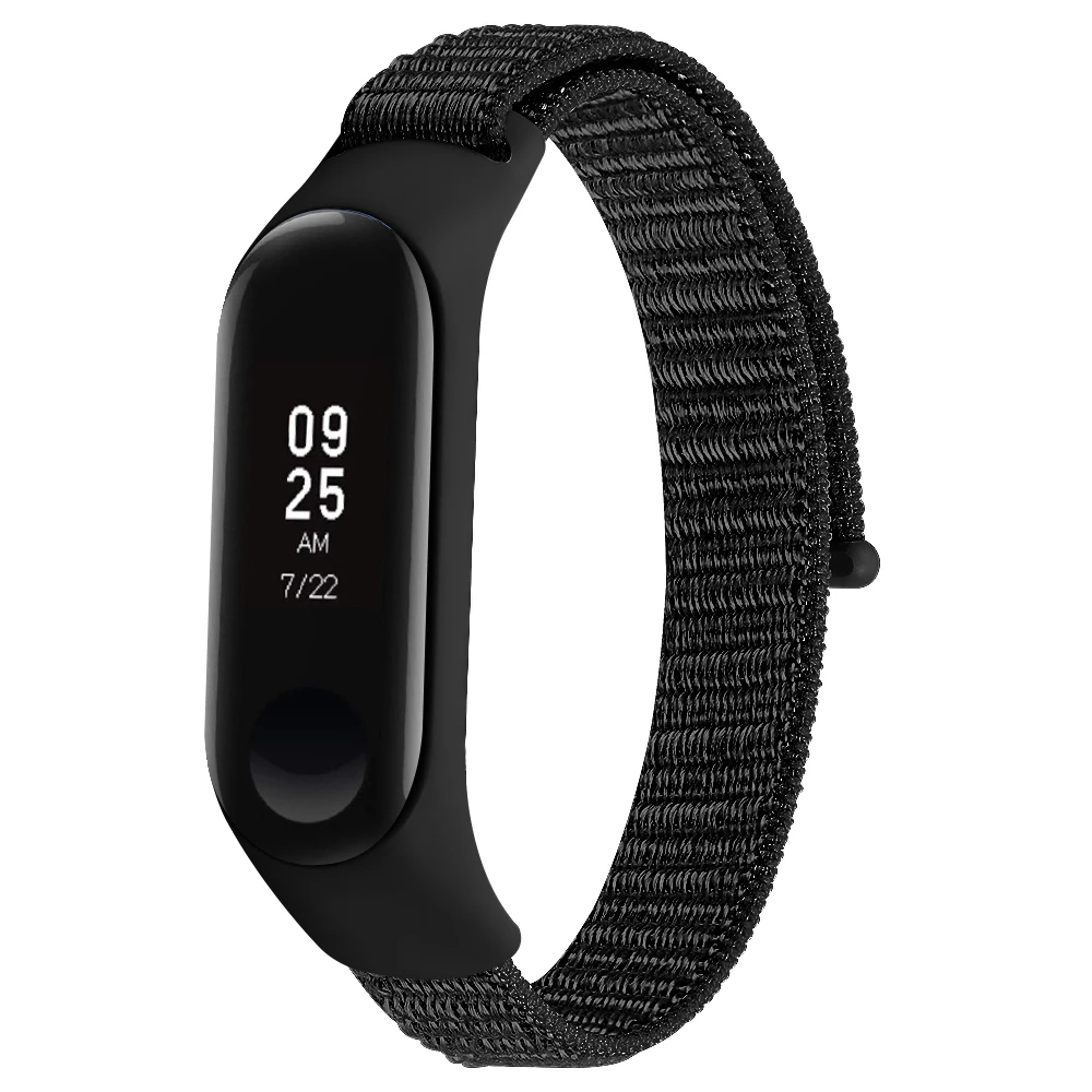 OULUCCI нейлоновый ремешок для xiaomi mi band 4, спортивный дышащий ремешок, аксессуары, сменный ремешок для mi band 4/3, браслет
