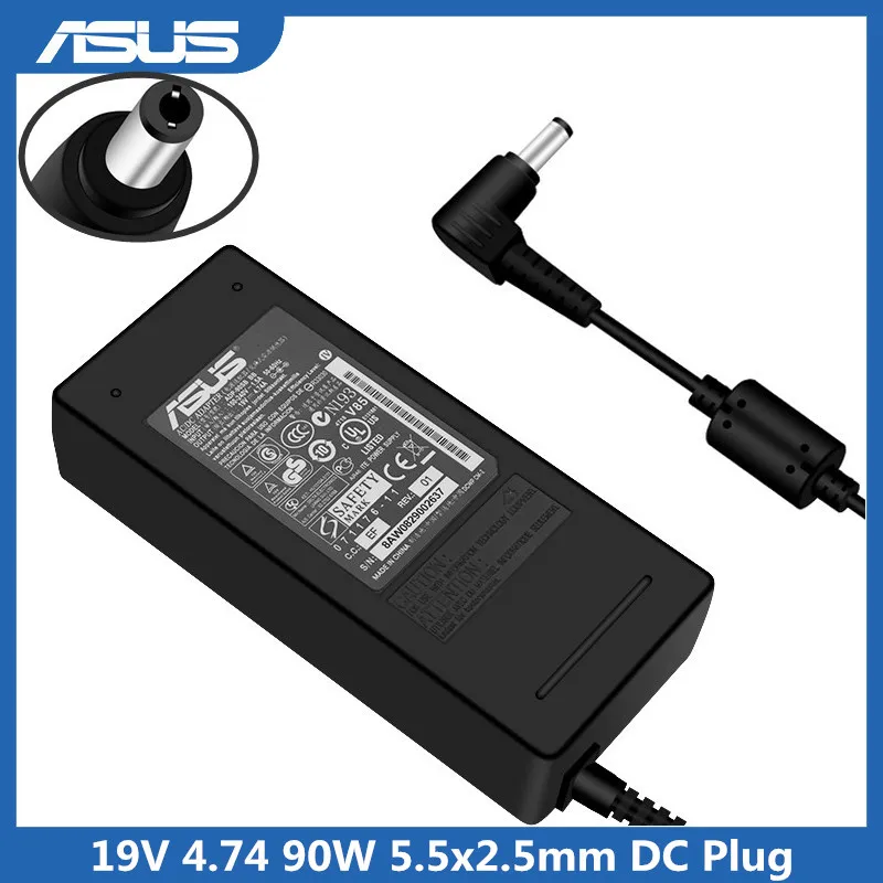 Адаптер питания для Aus A52F A53E A53S A53U A55A A55VD D550CA D550M D550MAV F555LA K501 19 в 4 74 дюйма|Адаптеры