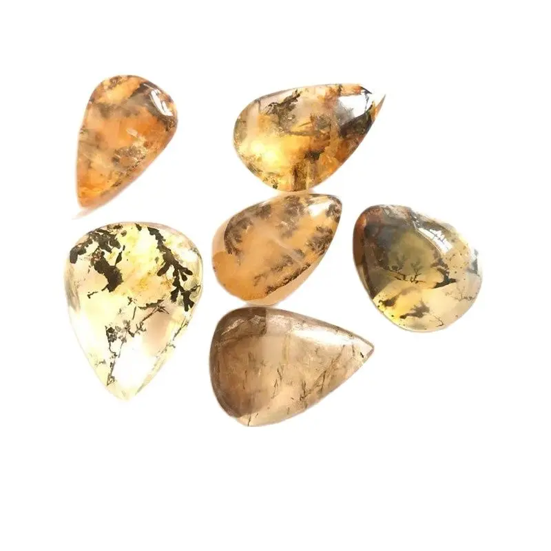 

Натуральный Полированный Кристалл фантомный кварцевый кулон в форме капли воды с лечебным действием, образцы очарования