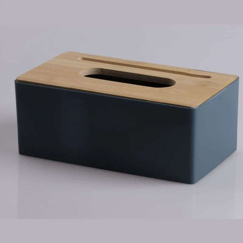 Деревянный держатель для салфеток бытовой ящик хранения бумажных полотенец