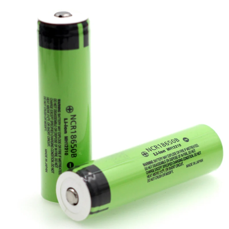 

4PCS 100% brand new original NCR18650B 3.7V 3400mAh 18650 lithium battery pack with tips for flashlight batteries