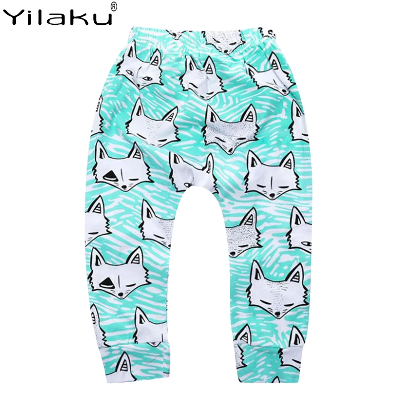 Yilaku/длинные штаны для маленьких девочек Штаны унисекс малышей укороченные