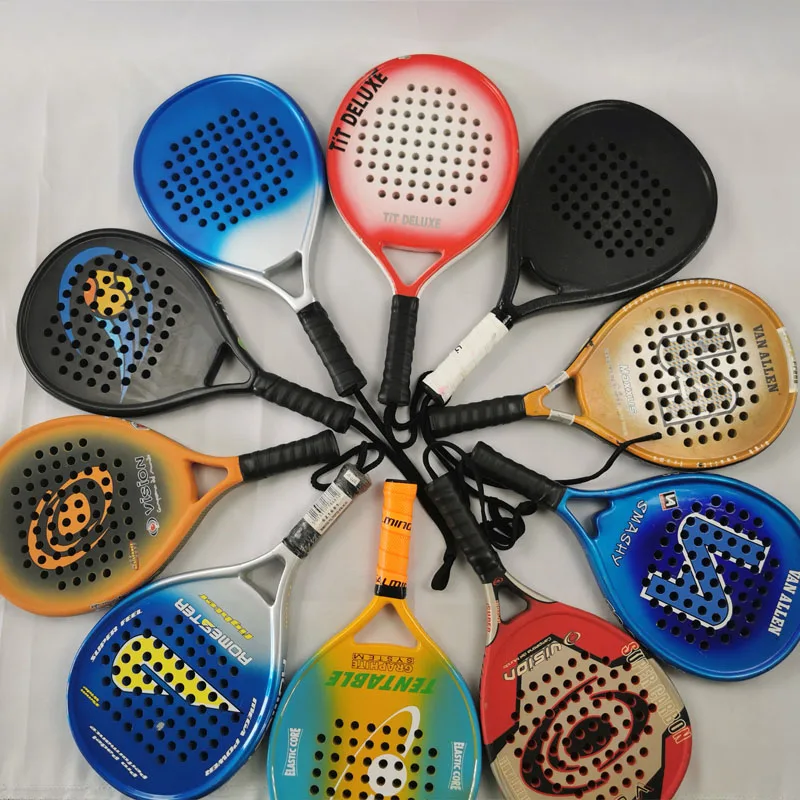 

Профессиональная полностью карбоновая пляжная ракетка для тенниса, ракетка для тенниса с сумкой для взрослых или детей