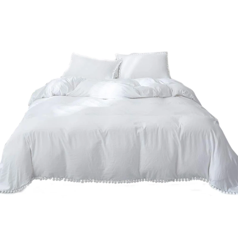 Однотонный удобный пододеяльник домашний текстиль Комплект постельного белья