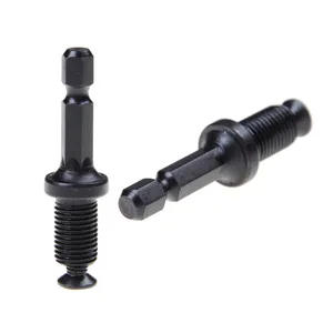 Цельный переходник с шестигранным хвостовиком из стали 14 на винт с наружной резьбой 38-24unf для патрона сверла