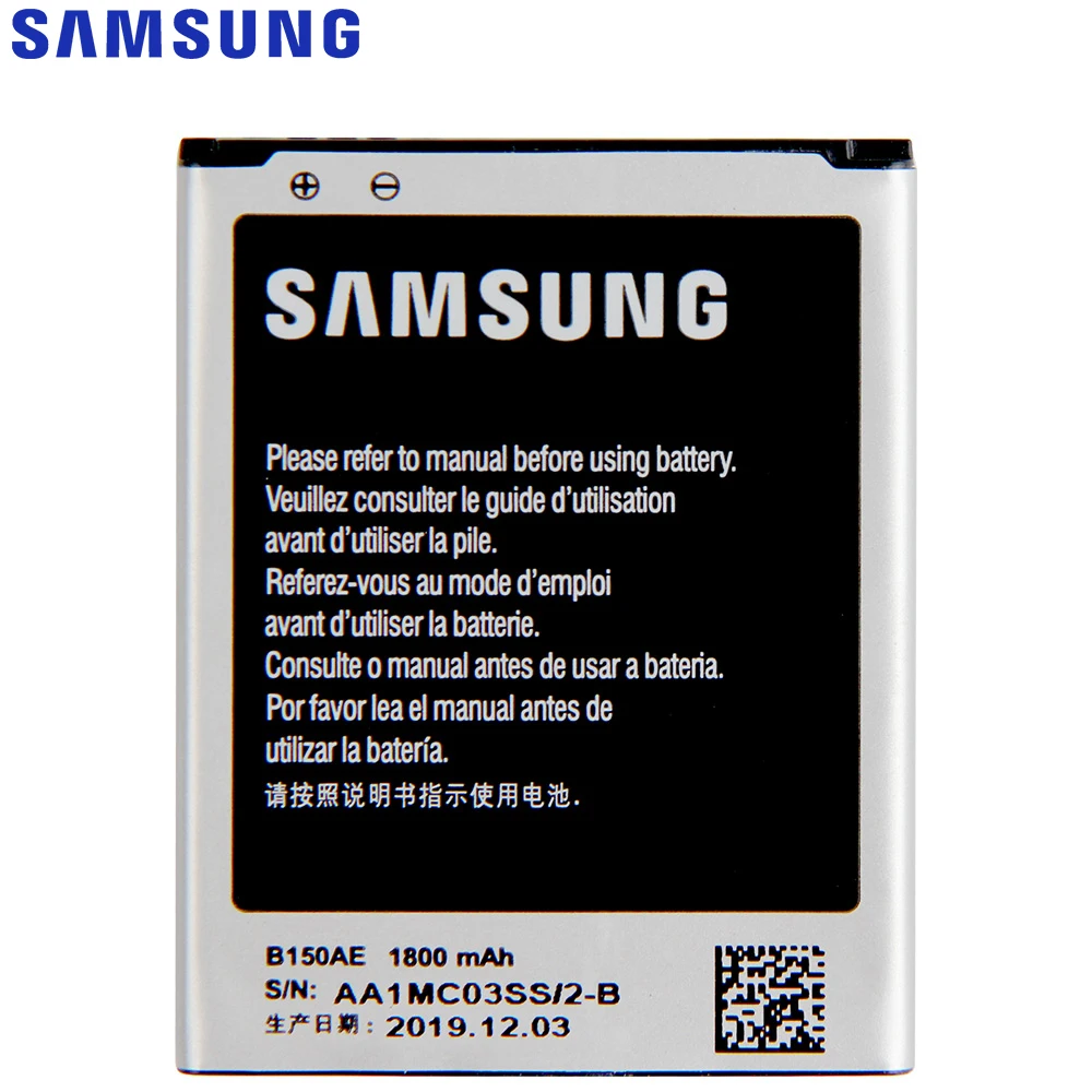 Аккумулятор SAMSUNG B150AE B150AC для Samsung GALAXY Trend3 G3502 G3508 G3509 I8260 SM-G350E G350E G350 1800 мАч оригинал |