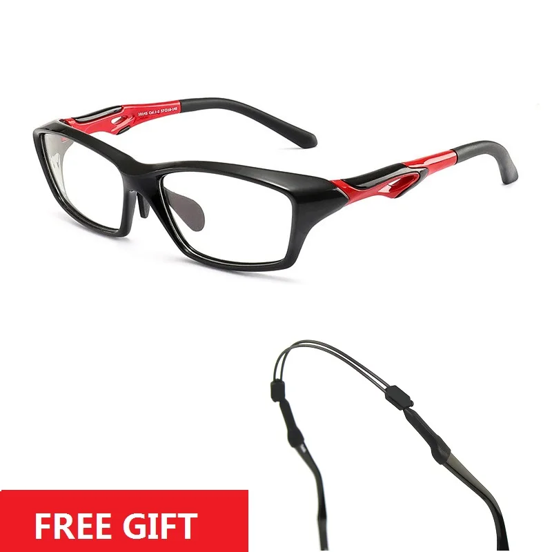 

Vazrobe TR90 Glasses Men Eyeglasses Frames Man Sports Driving Running Basketball Football Anti Explosion Prescription Spectacle