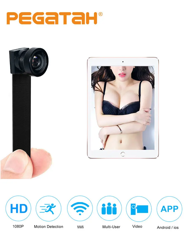 1080P Wifi мини беспроводная камера 2MP P2P 128G TF слот для карты видео звук запись движения Обнаружение безопасности Скрытая TF карта