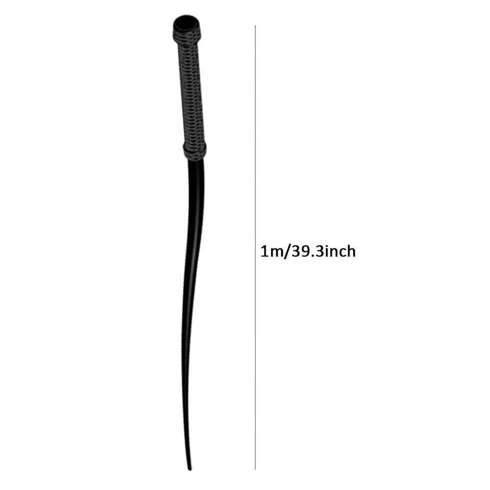 

1meter Non Slip Soft Rubber Harness Horse Whip Outdoor Sports Racing Lash Training Equestrianism Riding Crop Cosplay