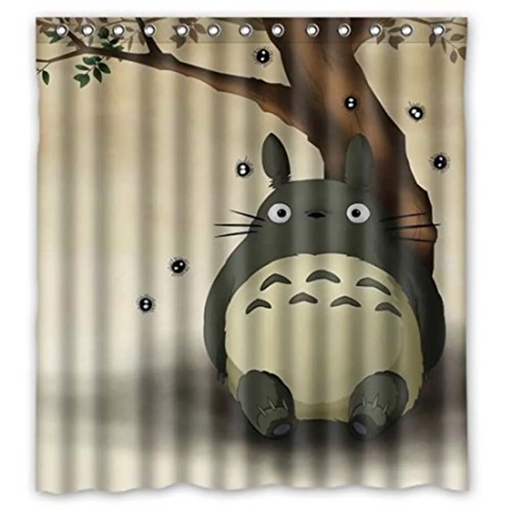 Занавеска для душа в ванную комнату Аниме Коллекция Totoro Spirited Away Экологически