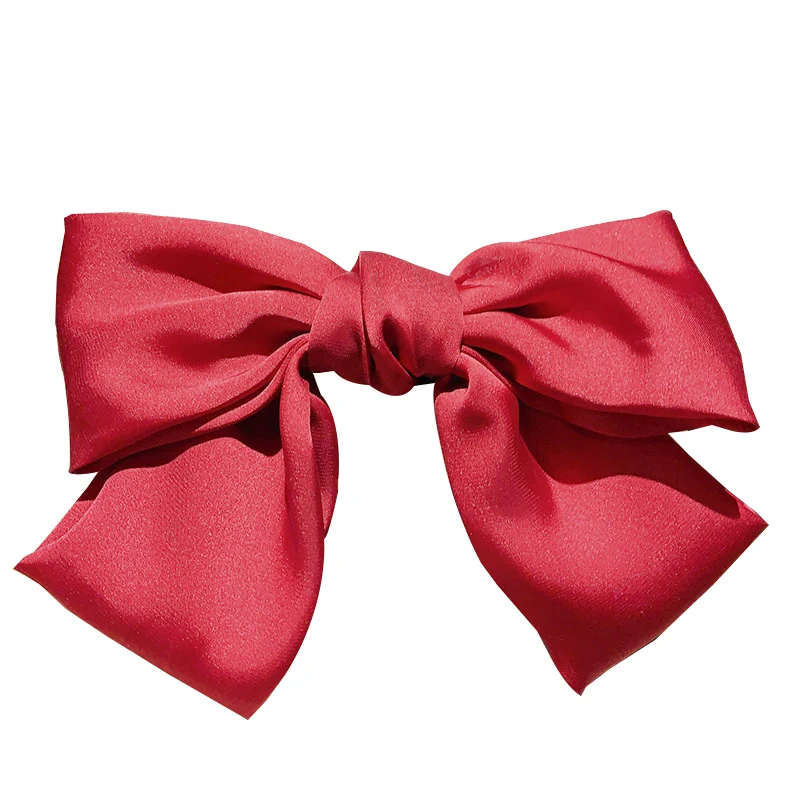 

Japanese Red Big Bow Hair Band/Clip Zhou Yangqing Same Style Headwear Black Hairpin Ju Jingyi Hair Band Clip