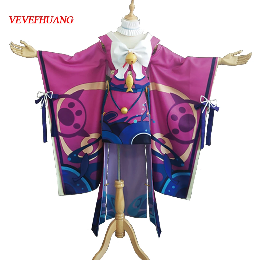 VEVEFHUANG Kосплей Аниме! Onmyoji кошка владелец нового ролевого непробуждающего милого