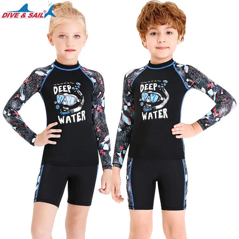 Детская одежда для мальчиков и девочек плавки быстросохнущие летние купальные