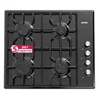 Газовая варочная панель Simfer H60Q40B570, решётки LAMA, газконтроль, автоподжиг