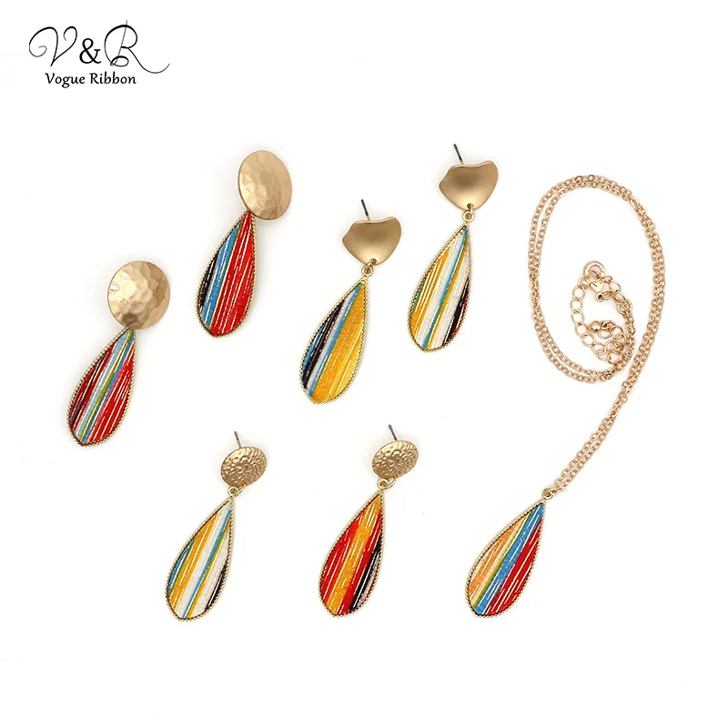 Vogue Ribbon DIY Handmade Jewelry Making Pendent Charms Necklace Earring Set Components Decoration Fashion Accessories Gifts | Украшения и